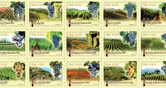 Poste Italiane: Stamps dedicated to DOCG Wines