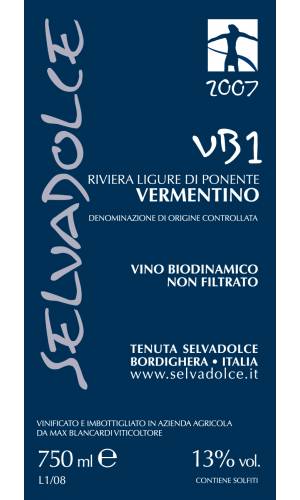 Wine Riviera Ligure di Ponente Vermentino VB 1 2007