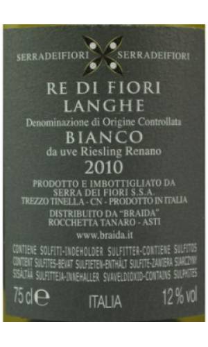 Wine Langhe Bianco Re di Fiori 2008