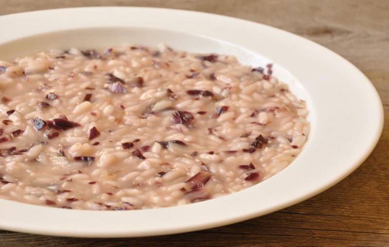 Radicchio and Taleggio cheese Risotto
