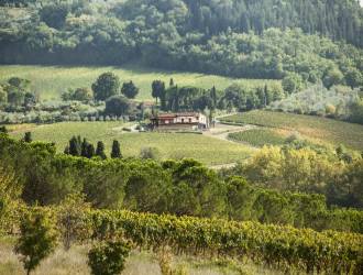 Panorama di Villa Triturris Toscana