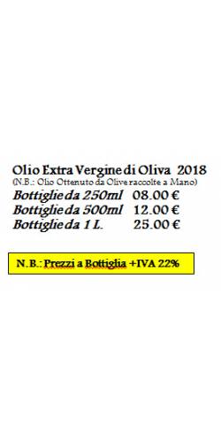 Extra Virgin Olive Oil 2018 Fattoria di Montechiari
