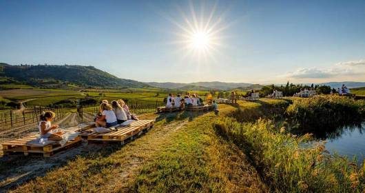 THE COMPANY OF MONTALCINO FRANCO PACENTI TRACKS A BALANCE OF THE 2020 HARVEST AND CELEBRATES THE END OF THE HARVEST WITH A TREKKING & PICNIC IN THE VINEYARD