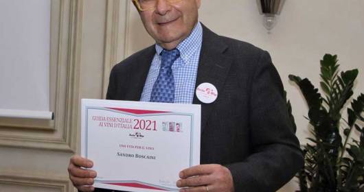A life for DoctorWine's special prize wine to Sandro Boscaini President of Masi and Federvini