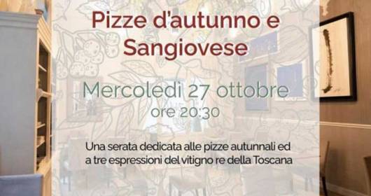Autumn pizzas and Sangiovese - 27 October in Hortus by Zibibbo 3 producers meet the author's leavened products