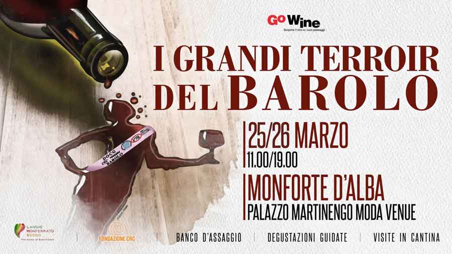 The dates of I Grandi Terroir del Barolo have been announced, in Monforte d'Alba on 25 and 26 March 2022