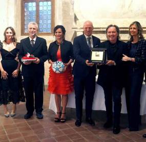 Andrea Pennacchi and gIANMARIA the Basilica Palladiana Award 2023