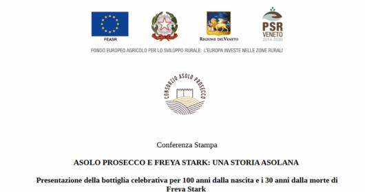 Asolo Prosecco and Freya Stark: an Asolo story. Presentation of the celebratory bottle | Saturday 11 November 2023 11.00 am | Asolo furnace