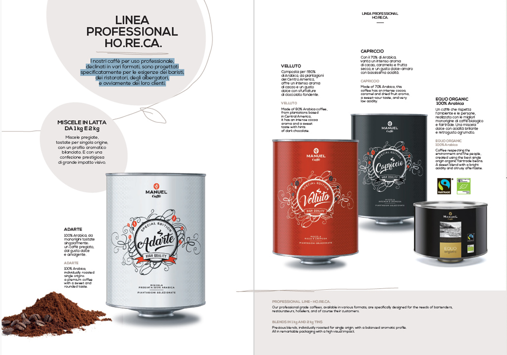 Horeca channel coffee and home channel