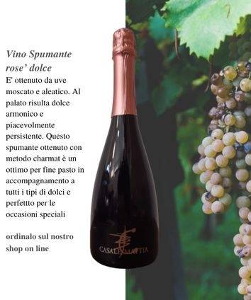 Sweet Aromatic Rosé Sparkling Wine