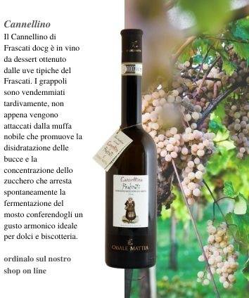 Cannellino di Frascati DOCG White Dessert Wine
