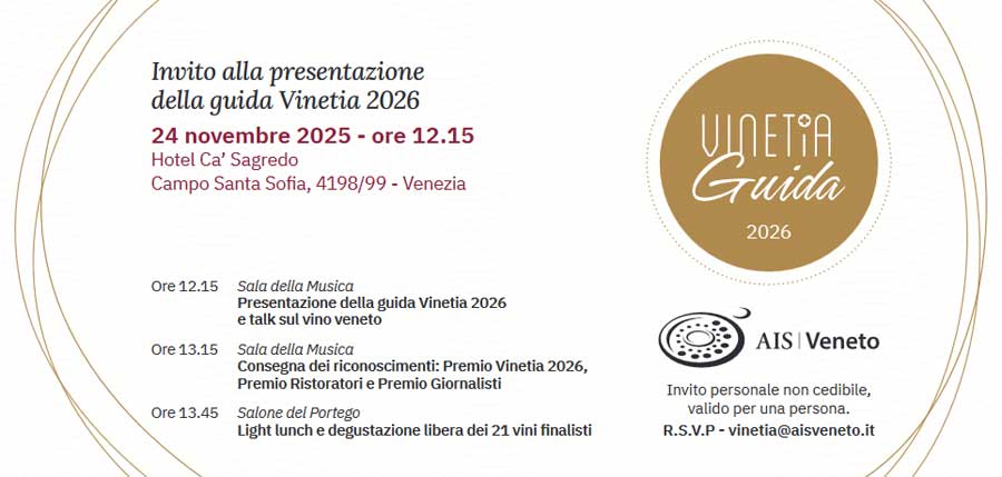 Vinetia – Guide to Veneto Wines 2026